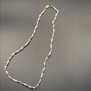 14k Freshwater Pearl Station Necklace